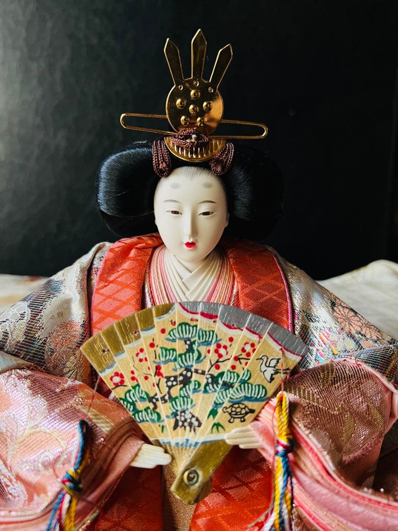 祐月ゆめさきびな／姫に難あり雛人形2体セット