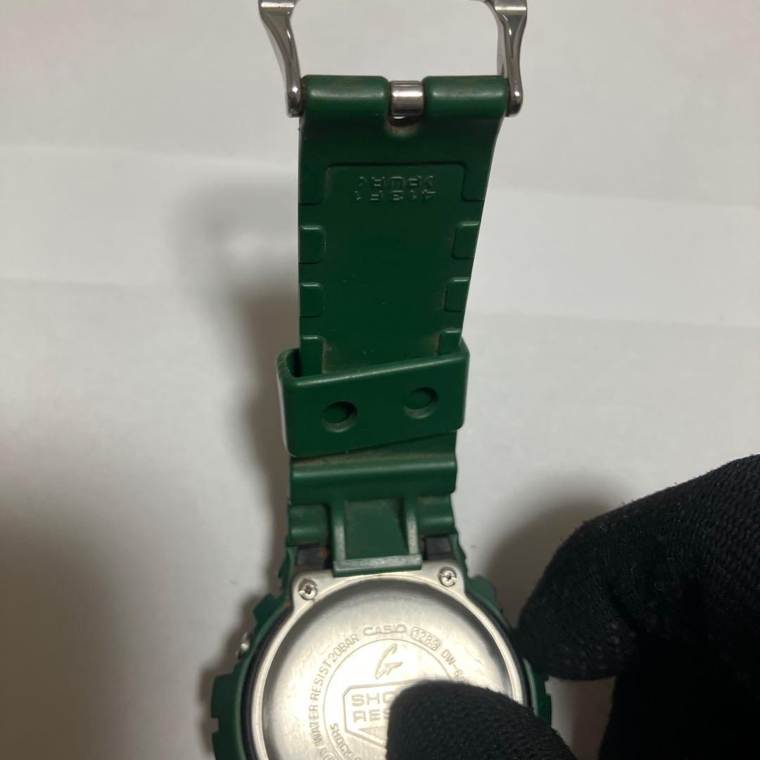 CASIO DW-6900CC-3JF クレイジーカラーズ　グリーン　傷あり