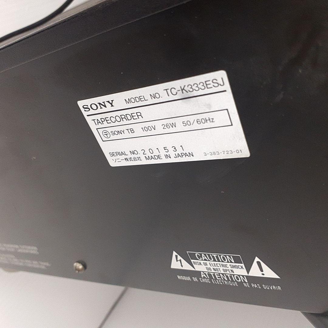 SONY TC-K 333ESG カセットデッキ　ジャンク