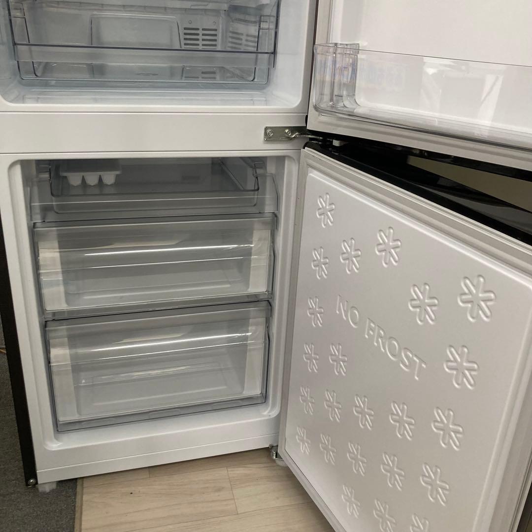 Haier 冷蔵庫 2ドア アッシュブラック 右開き175L JR-F18KS