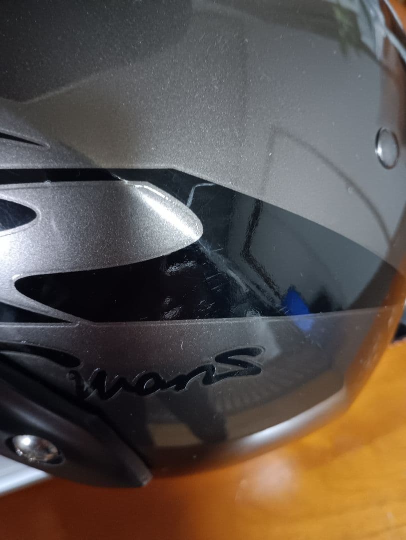 Swans SL用ヘルメット ブラック/グレー