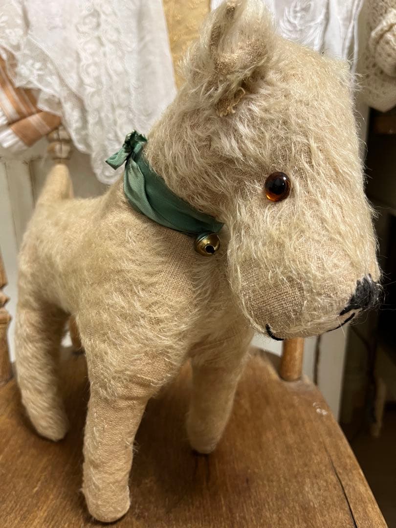 アンティーク　ヴィンテージ　テリア　ぬいぐるみ　犬　ベア　ドイツ