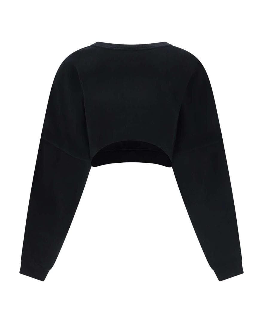 【2023AW】サンローラン クルーネック クロップド スウェットシャツ S