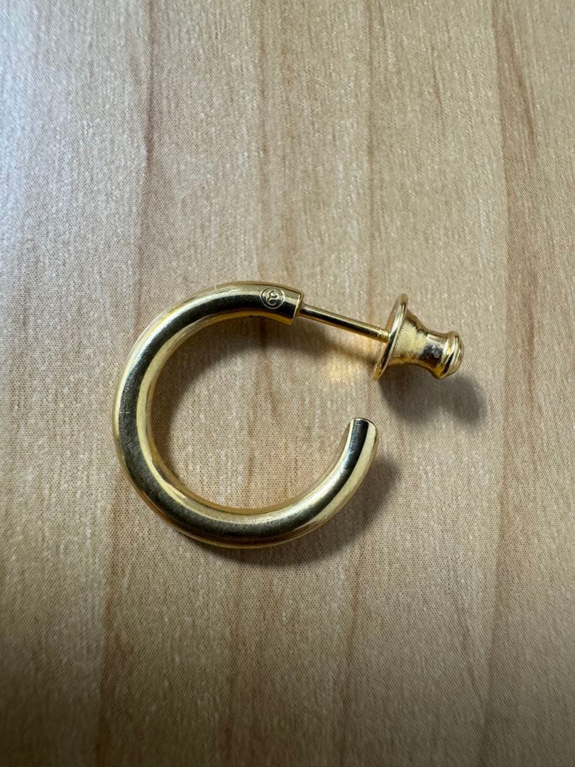 PLACEBO 301 (YW) ゴールド フープピアス