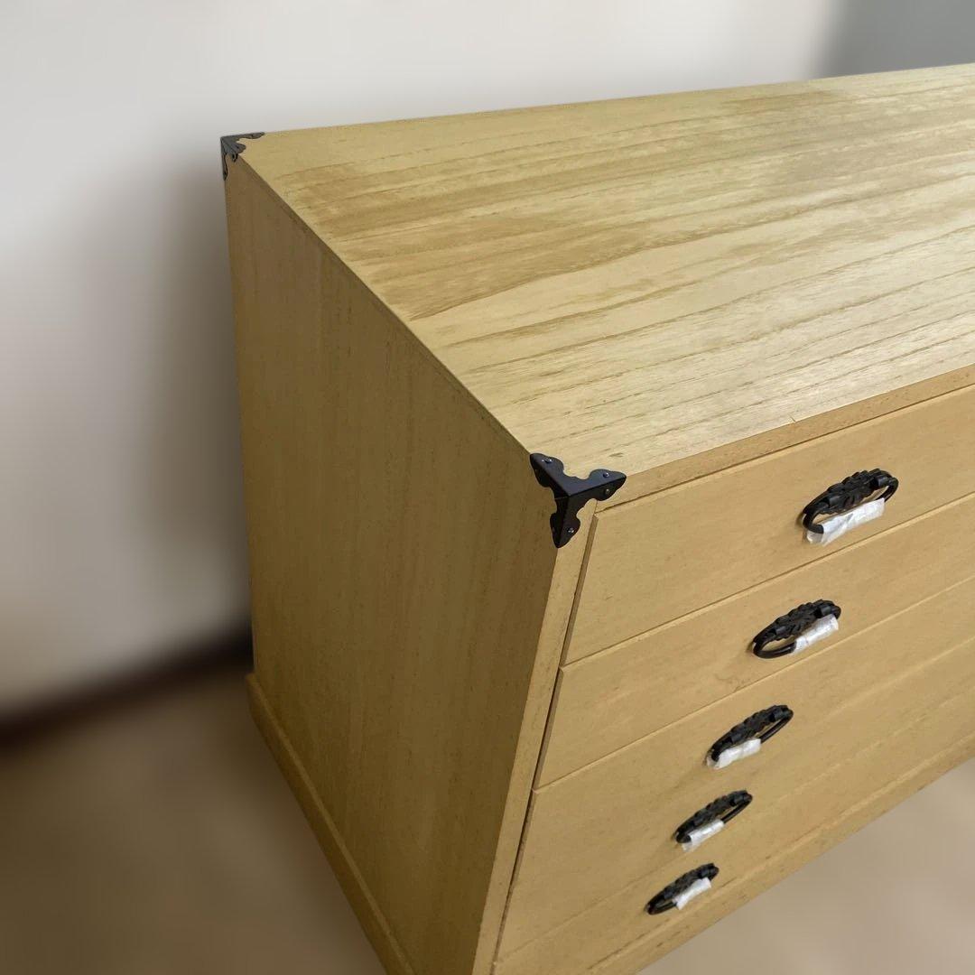 桐（❓）和箪笥　5段引き出し　昭和レトロな