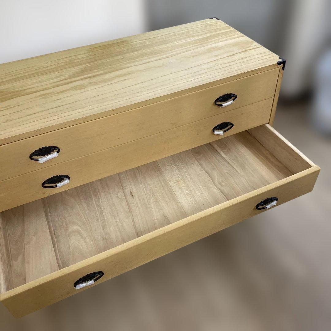 桐（❓）和箪笥　5段引き出し　昭和レトロな