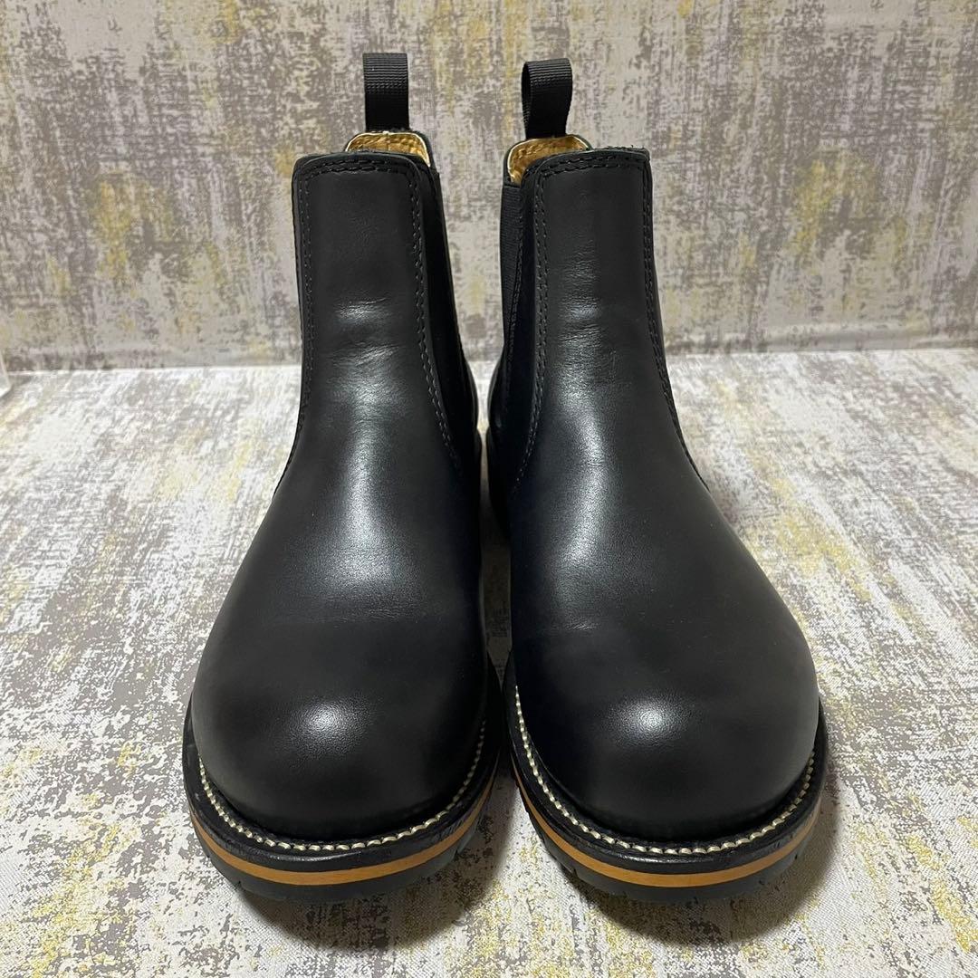 ★未使用級★ダイヤモンドストリート サイドゴアブーツ【27】レザー 本革 黒