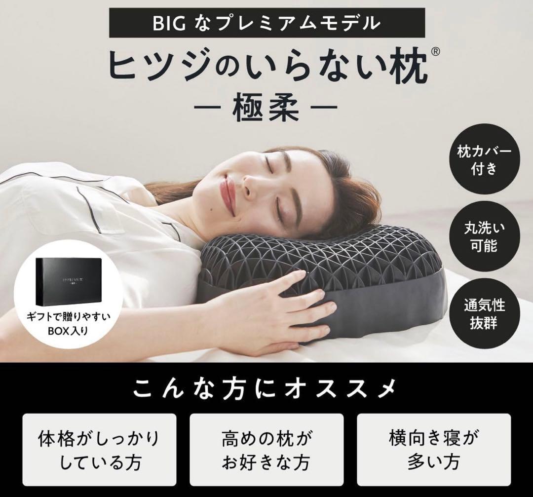 ヒツジのいらない枕 枕 まくら テンセル枕カバー付き