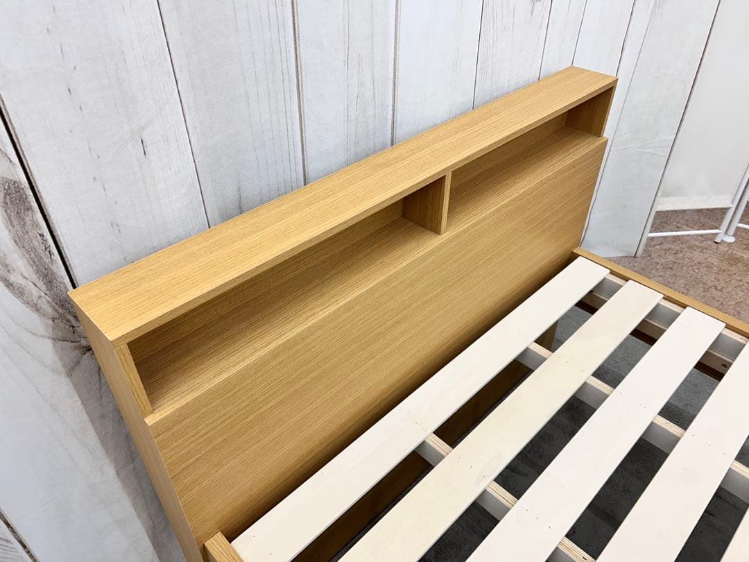 跳ね上げすのこシングルベッドフレーム