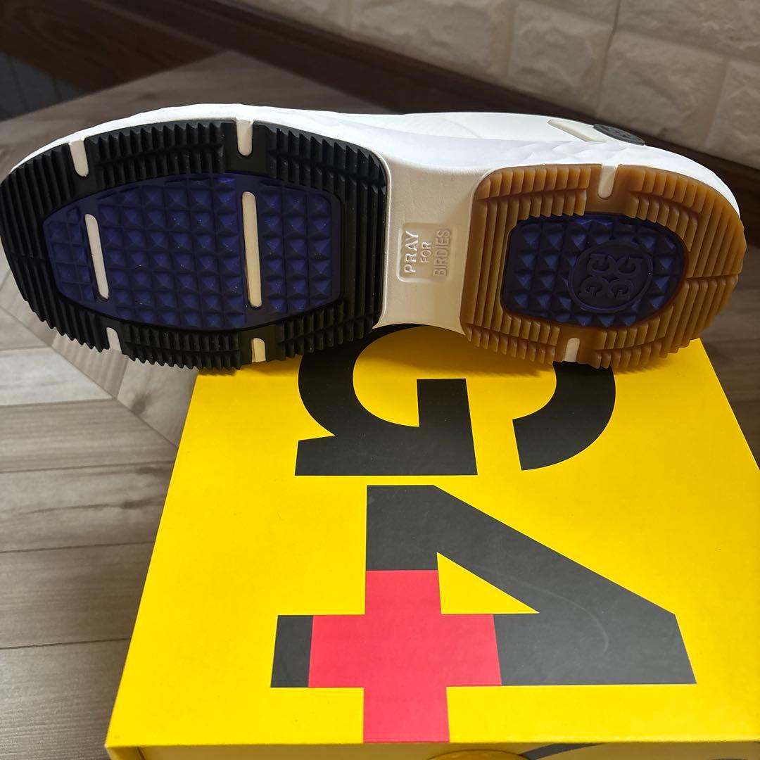 MG4PLUS ホワイト ゴルフシューズ