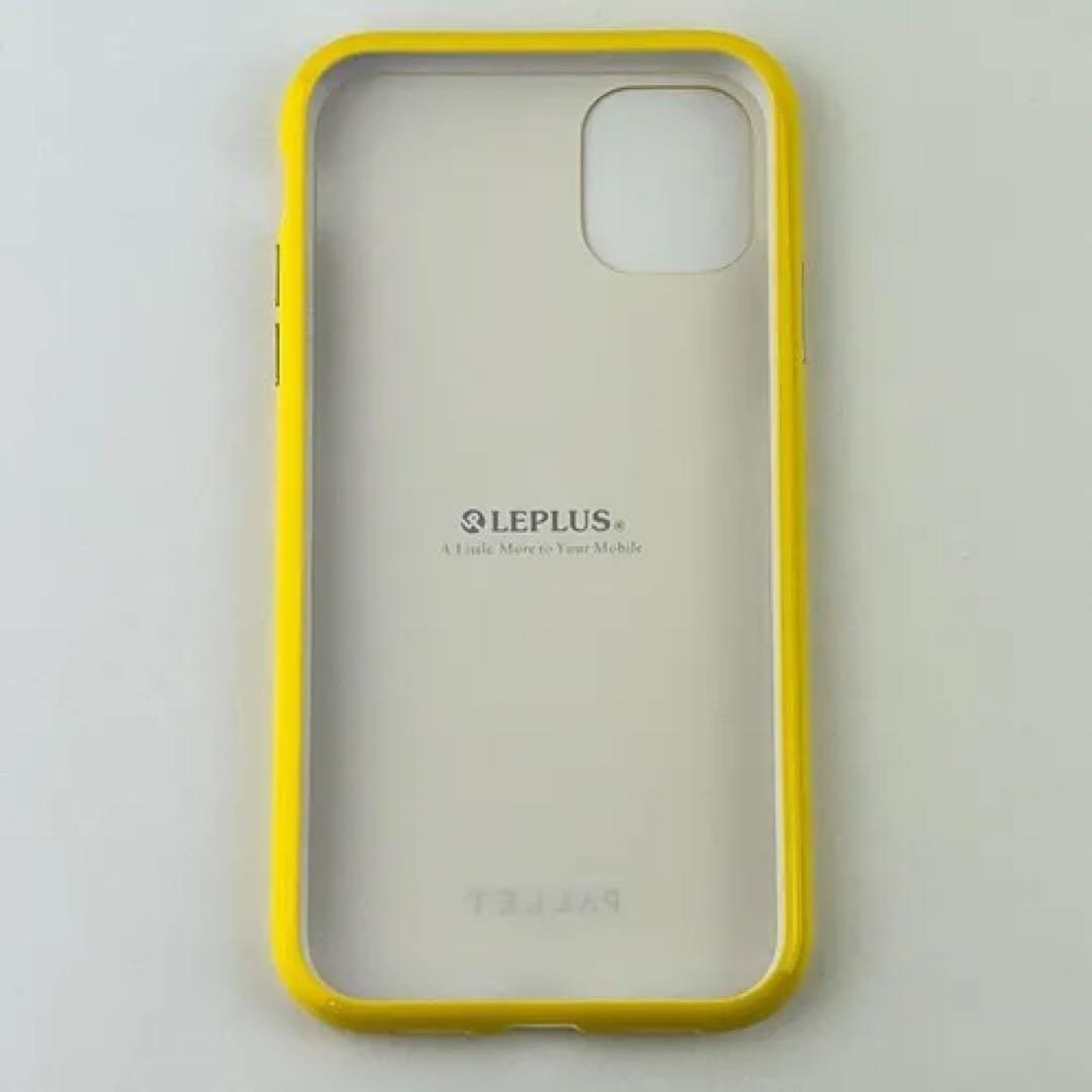 新品 iPhone 11 ガラスハイブリッドケースイエロー スマホケース