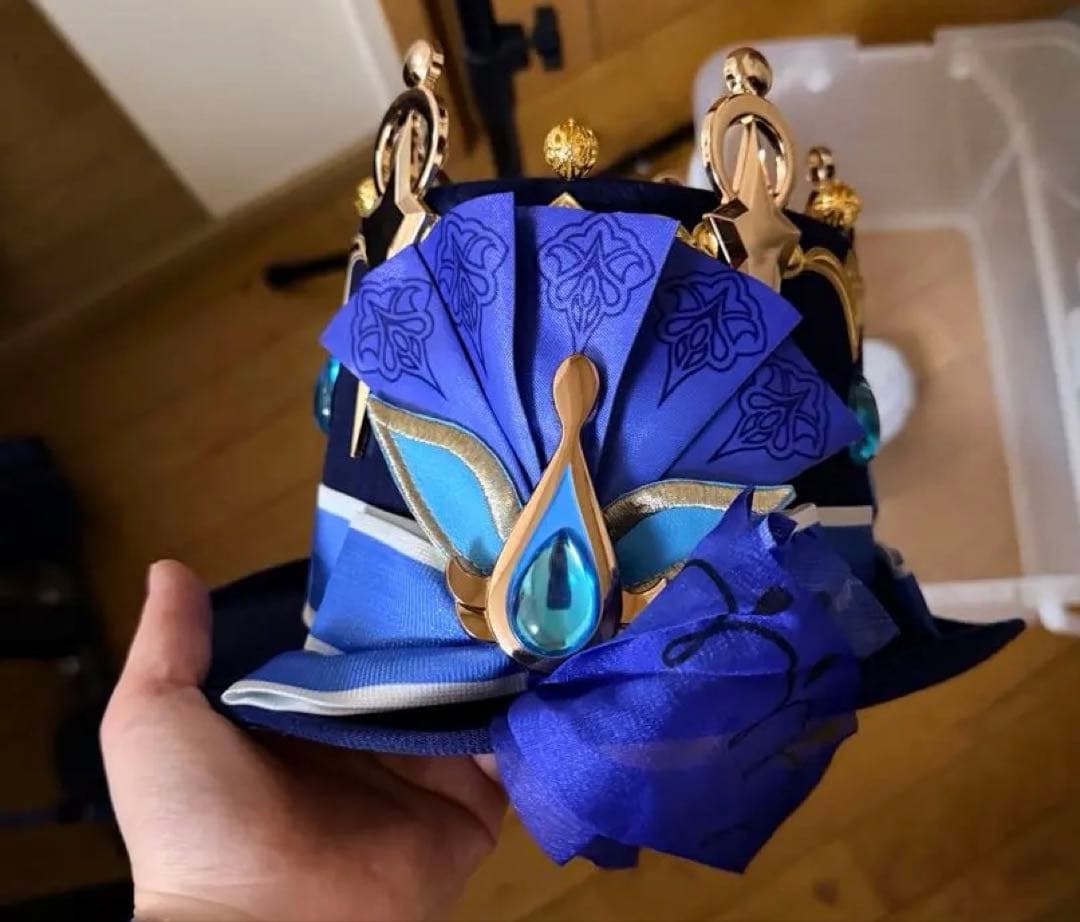 コスプレ　原神　フリーナ　黒　ウーシア　三分妄想Sサイズフルセット 武器　オマケ