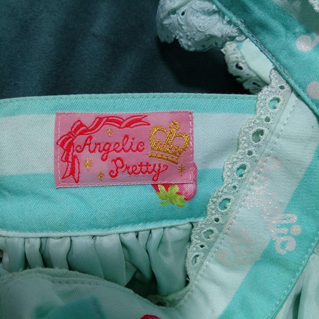 Angelic Pretty♡フルーツパーラー胸当てスカート ♡ミント