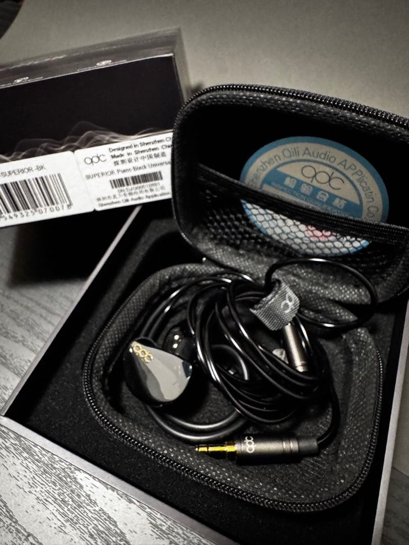 qdc SUPERIOR イヤホン、バランスケーブル、Fiio KA13