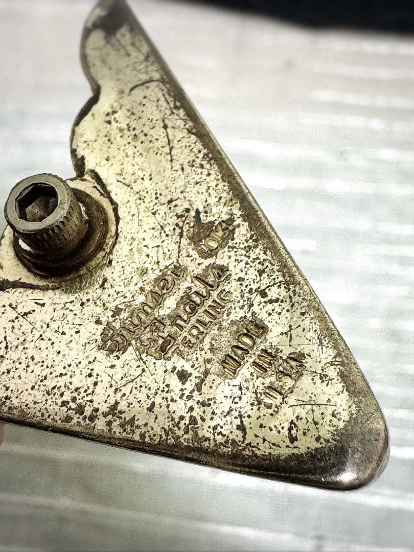 ビンテージ⭐︎ウェスタンカラーチップとスカーフリング3点セット10K&ルビー