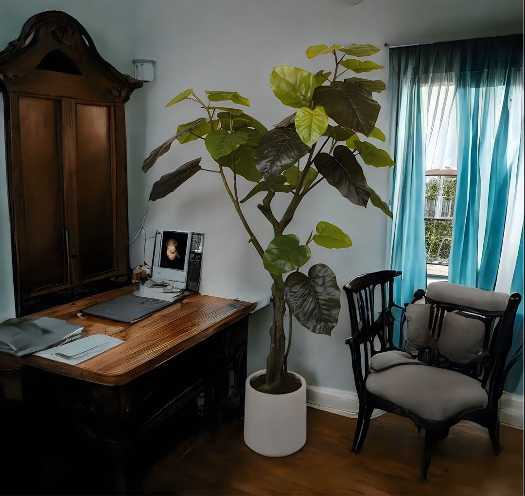 光触媒　人工観葉植物　ウォールグリーン　フェイクグリーン　ウンベラータポット10