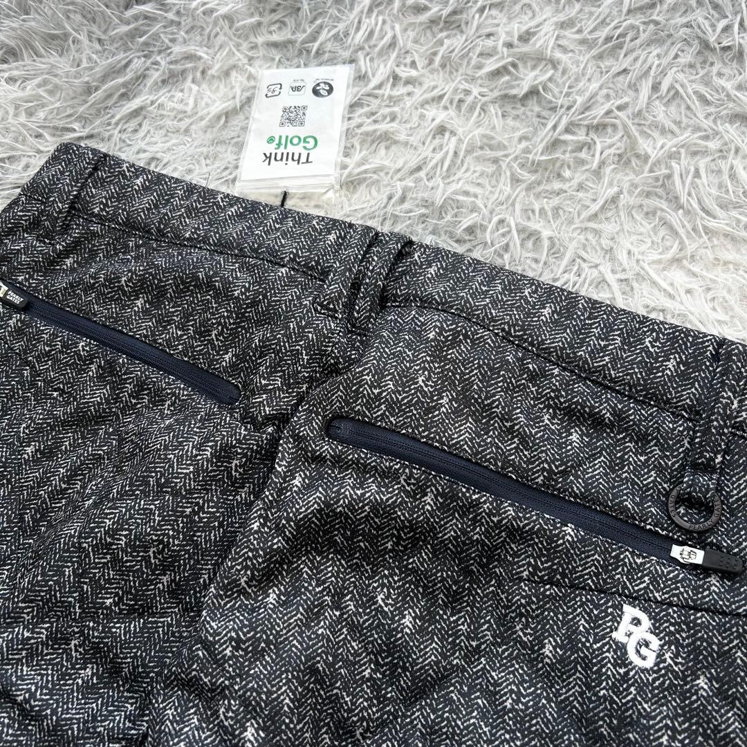 新品　パーリーゲイツ　パンツ　中綿　キルティング　防寒　グレー　サイズ5