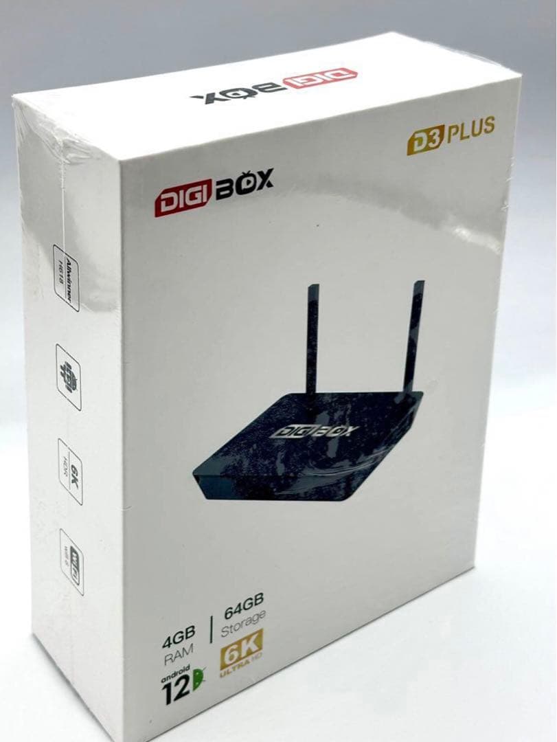 【新品】Digibox D3 Plusアメリカのスポーツや世界中の映画を楽しめる