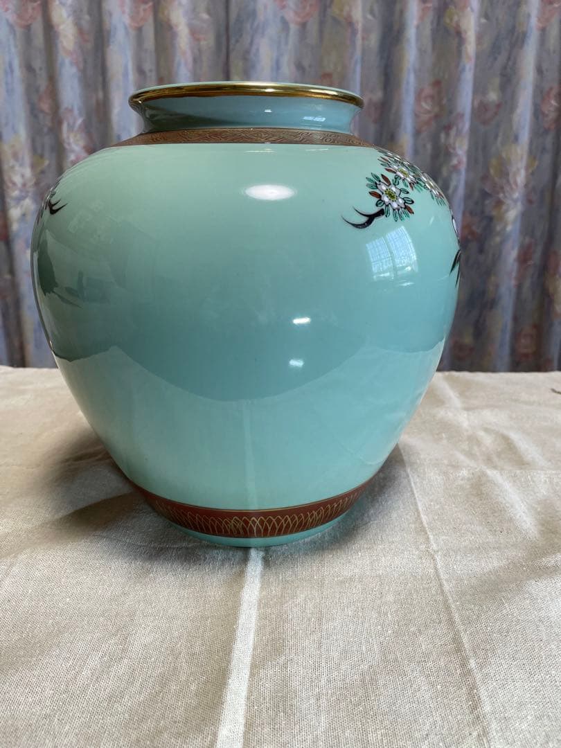 ☆九谷焼 勇峰作 花瓶☆