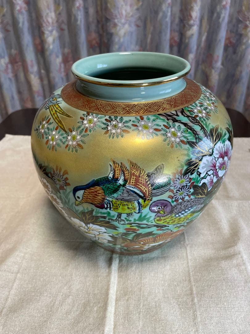 ☆九谷焼 勇峰作 花瓶☆