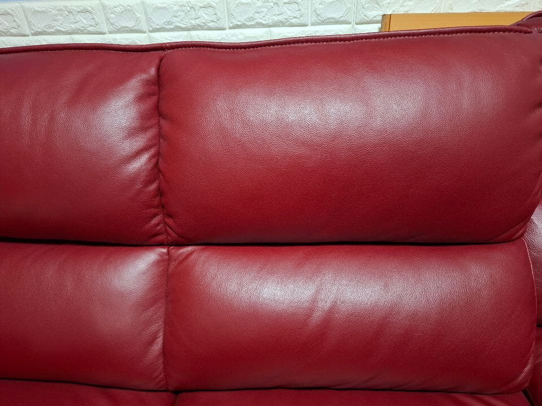 【送コミor5000】自走持ち帰り大方歓迎・左カウチソファーセット人気のレッド系