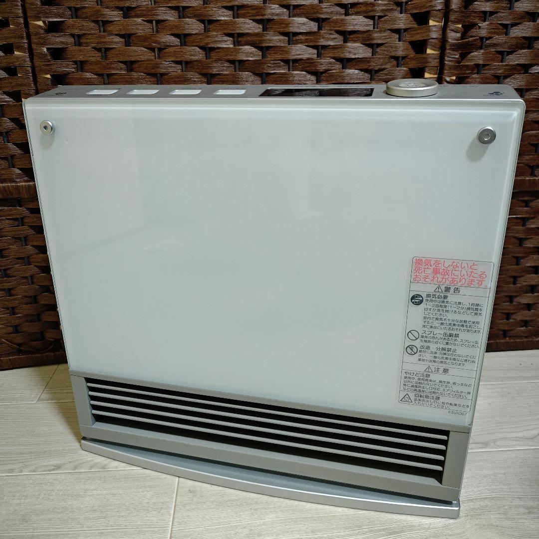 【極美品】ノーリツ ガスファンヒーター 都市ガス用 GFH-2400D ホワイト