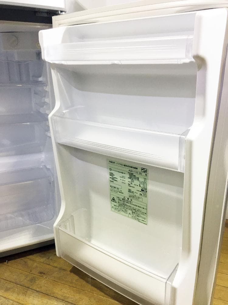 30日迄！AQUA 109L 冷蔵庫【AQR-111D-S】