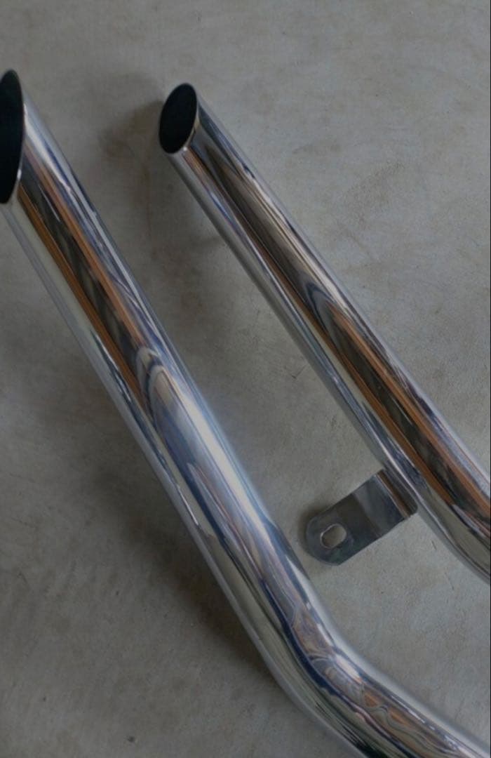 ハーレー ショベル4速リジットマフラーアップスイープ