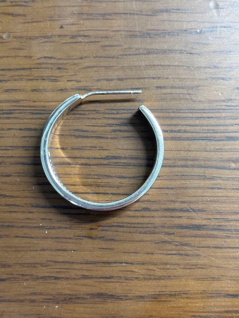 ティファニー　ナローフープ　ピアス　片耳　Tiffany シルバー　1837