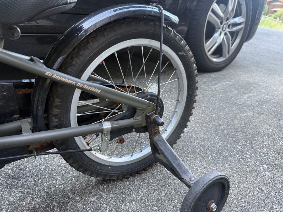 Jeep キッズバイク 16インチ JE-16G｜2022年2月購入サビあり／