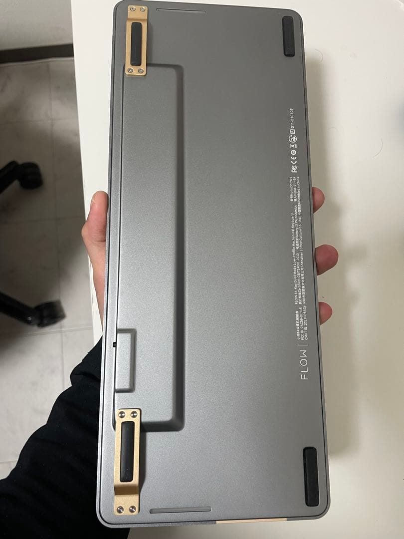 Lofree FLOW 84ロープロファイルメカニカルキーボードスペースグレイ