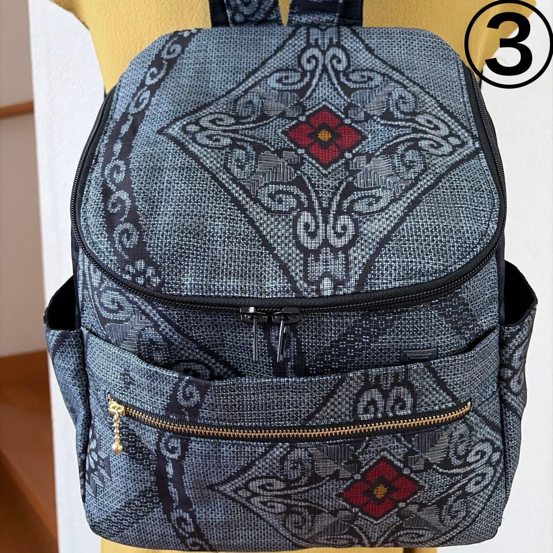 帯リメイクリュック