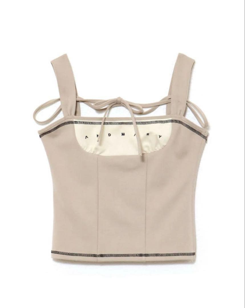 【新品】andmary Luca stitch tops アンドマリー