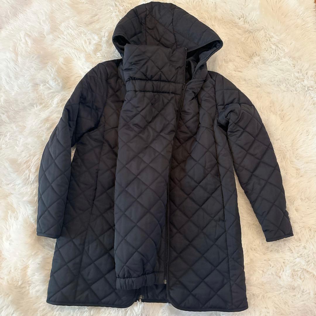 【新品・ネイビー】スウィートマミー　ママコート　マタニティ だっこ　おんぶ