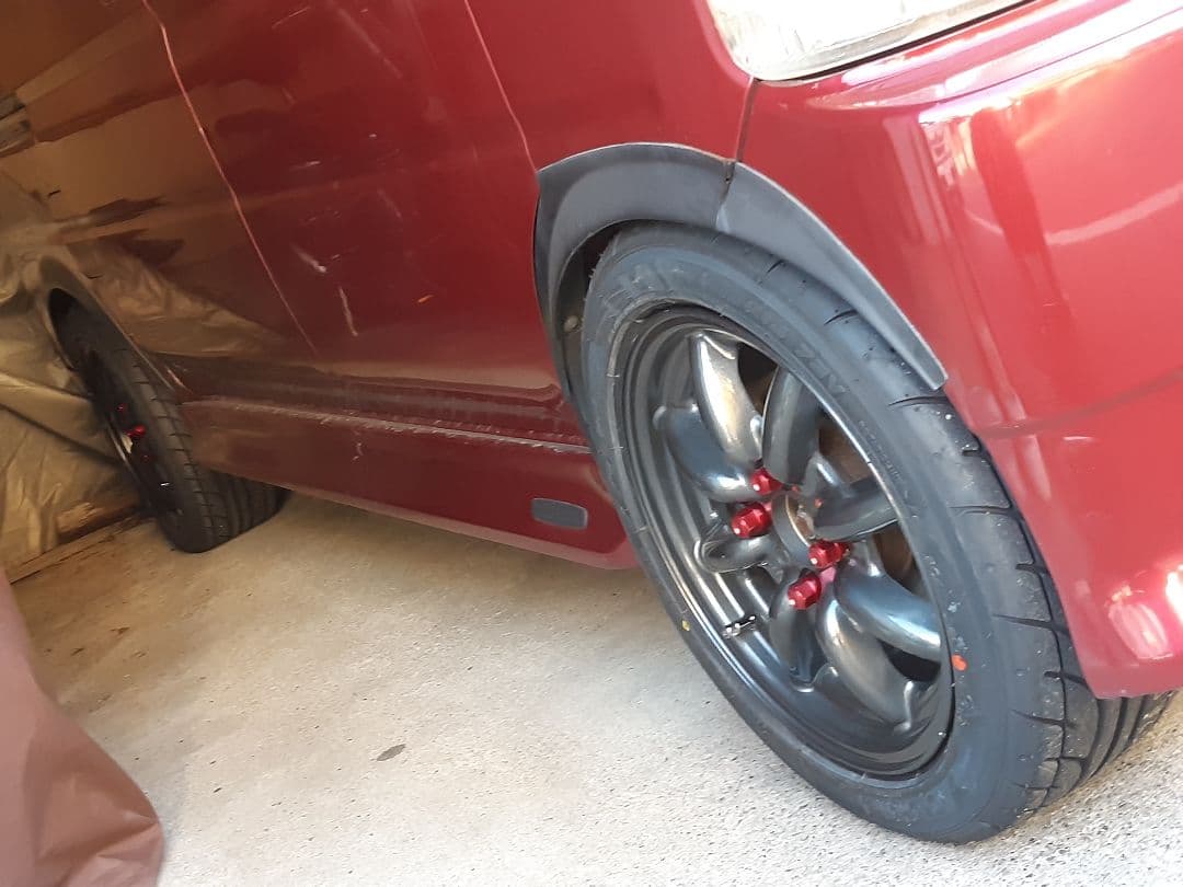 RSワタナベ&アドバンad07 4本セット&協永産業レデューラレーシングナット