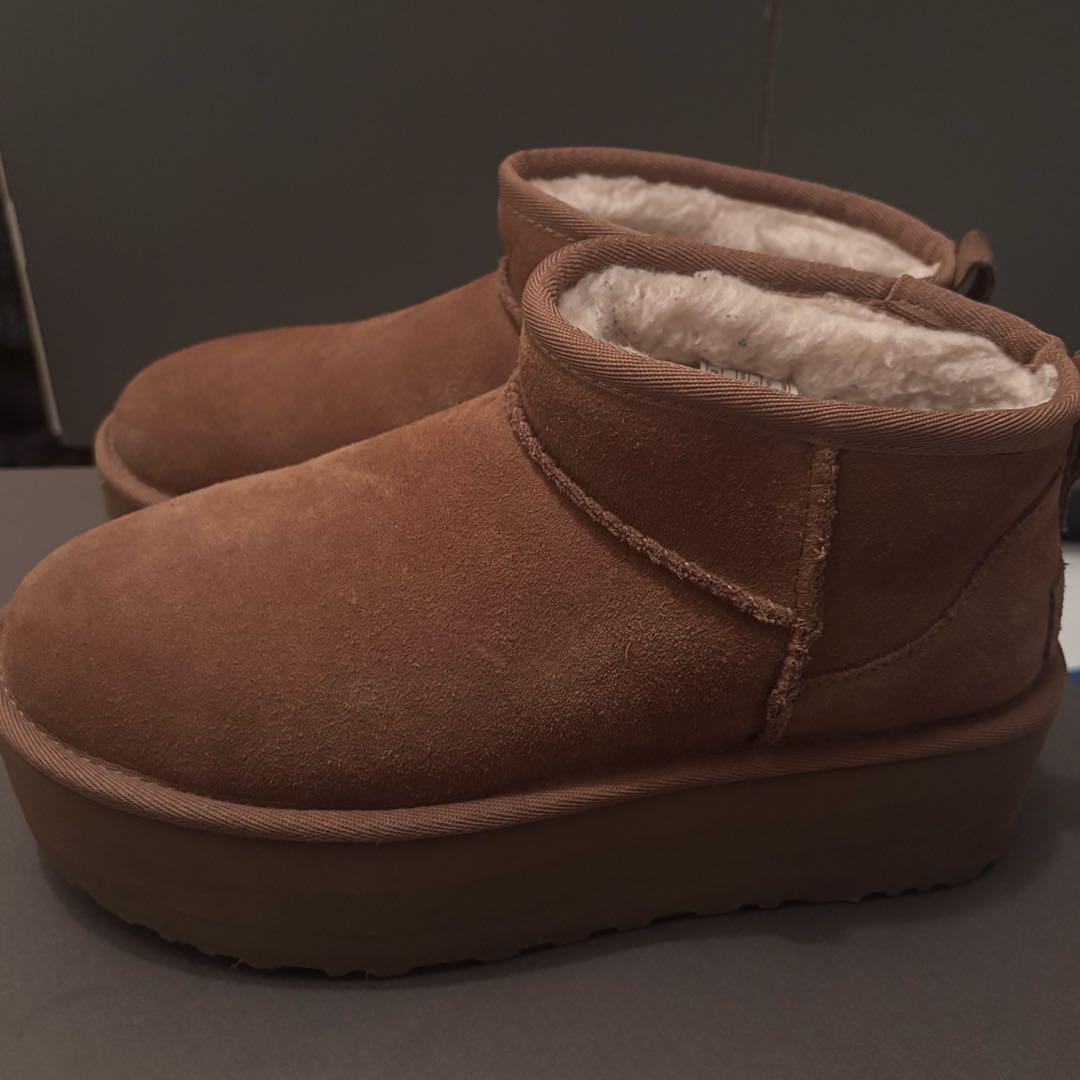 靴 UGG Classic Ultra Mini Platform chestnut