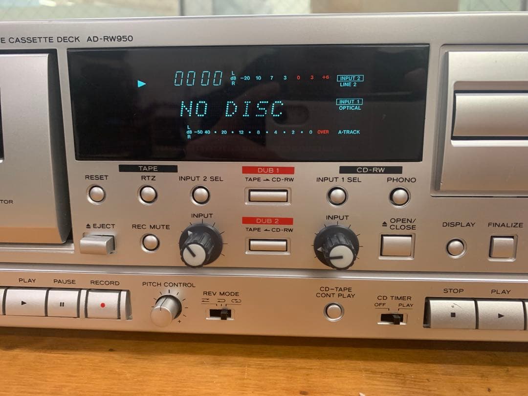 TEAC AD-RW950 コンパクトディスクレコーダー / カセット