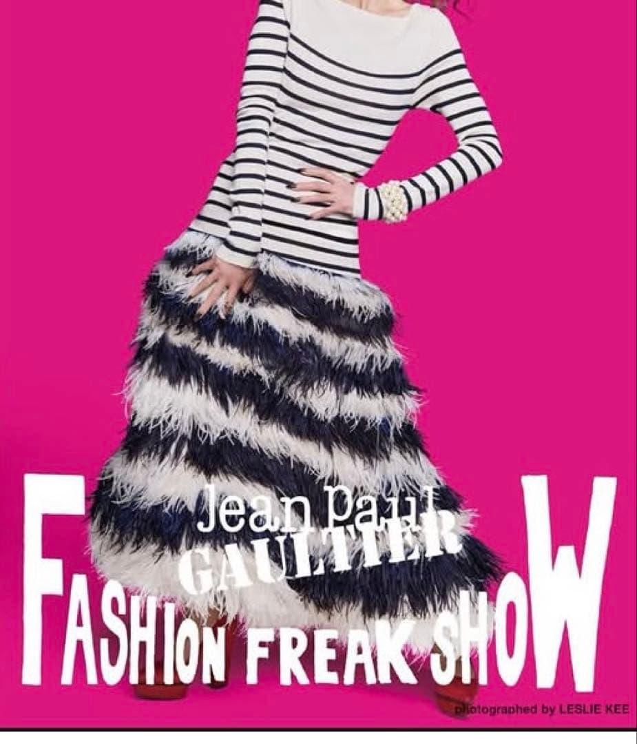 フランスファッションデザイナー　ジャンポール・ゴルチエ　セオα 単浴衣　半幅帯付