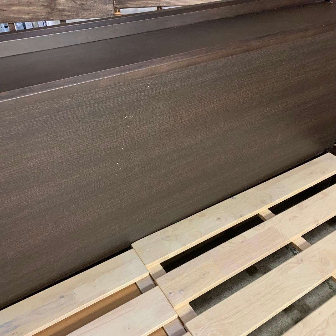 G048\" 現状品 KINGSDOWN ダブルサイズ ベッドフレーム マットレス