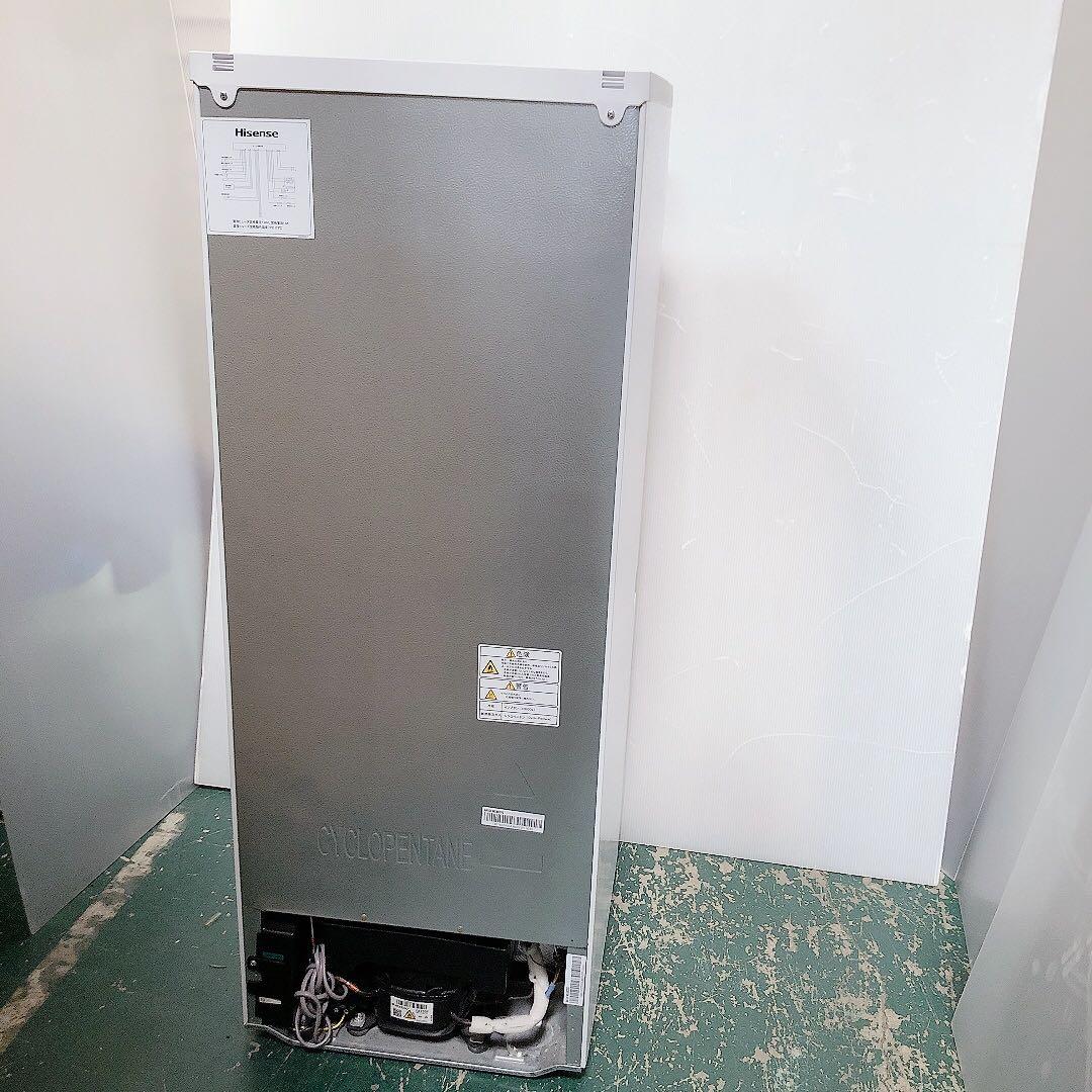 通電OK 2022年製 2ドア 冷蔵庫 ハイセンス ノンフロン冷凍冷蔵庫 中古品