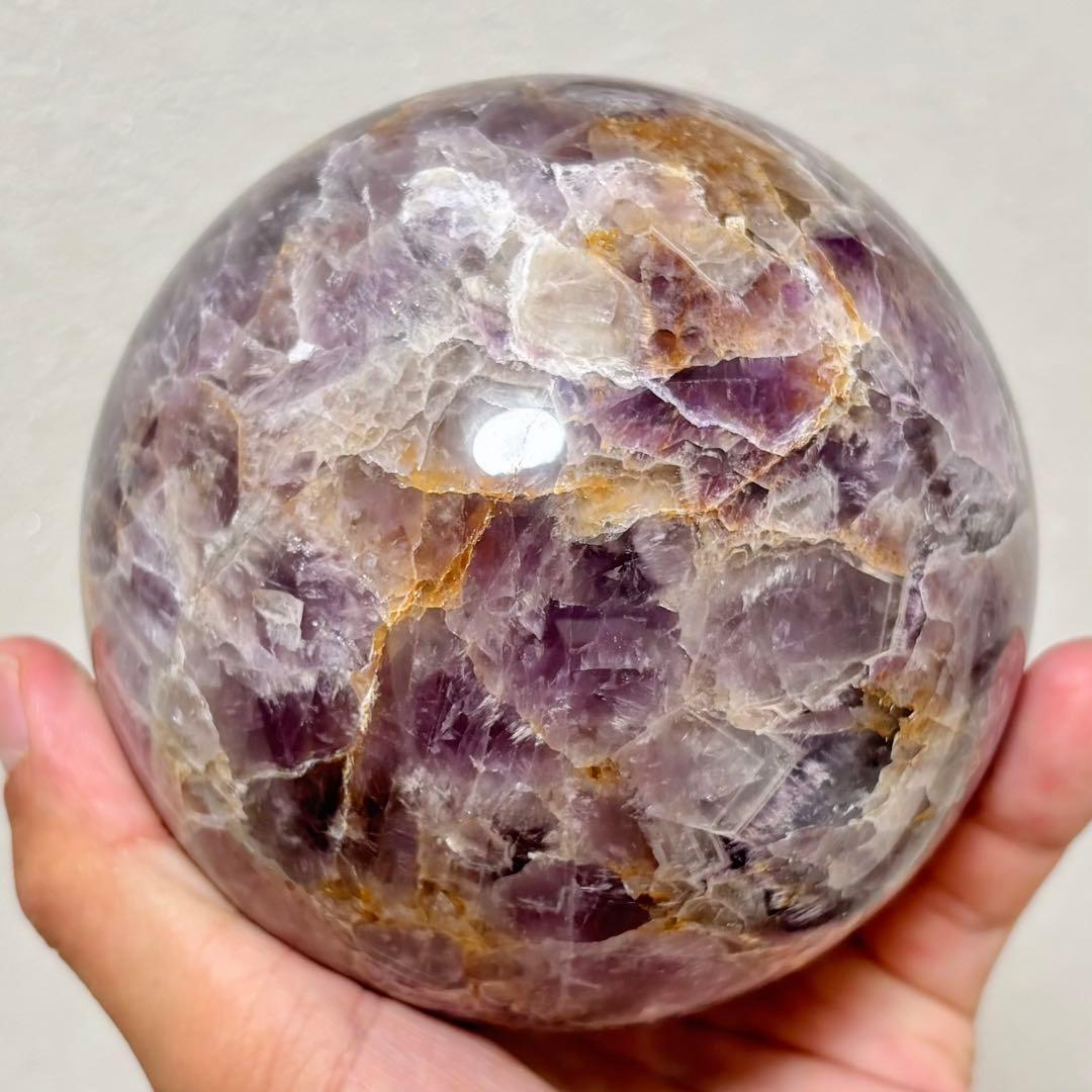 アメジスト 紫水晶 特大 スフィア 丸玉 パワーストーン 天然石 風水