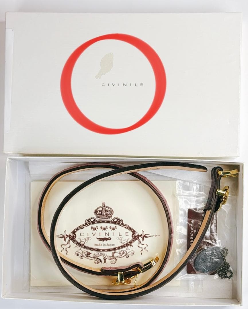 CIVINILE　チビナイル　クロコダイル首輪　愛犬用お洒落な　2個セット