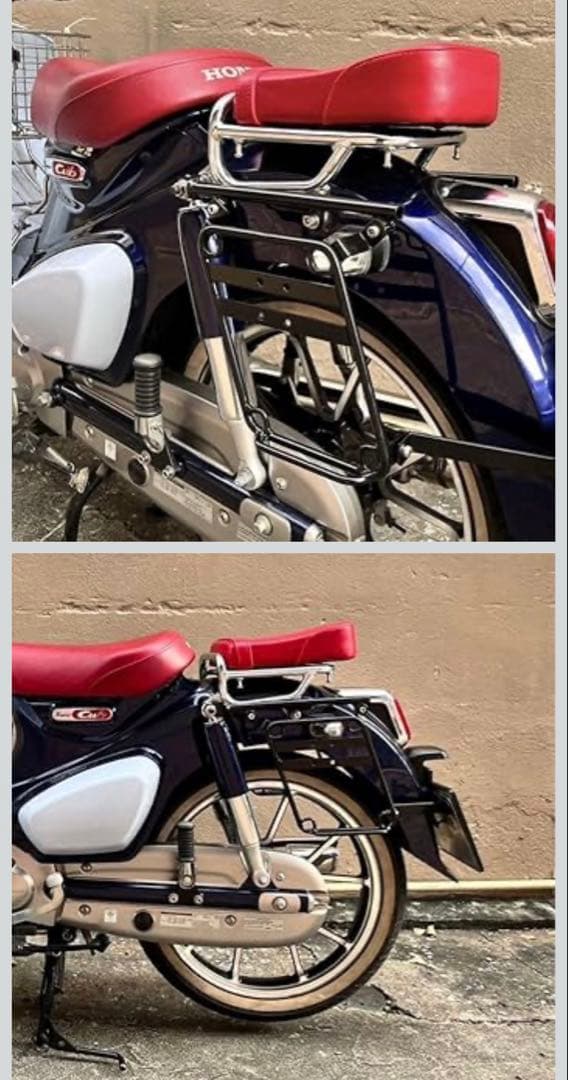 HONDA C125 スーパーカブ サイドバッグサポート ブラック