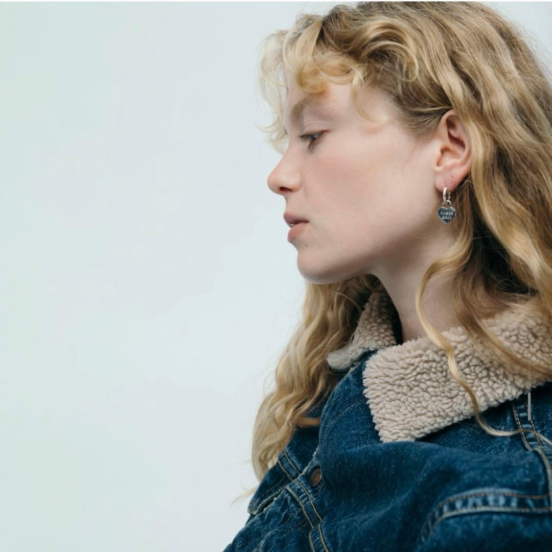 完売品Human made HEART SILVER EARRING 片耳ピアス
