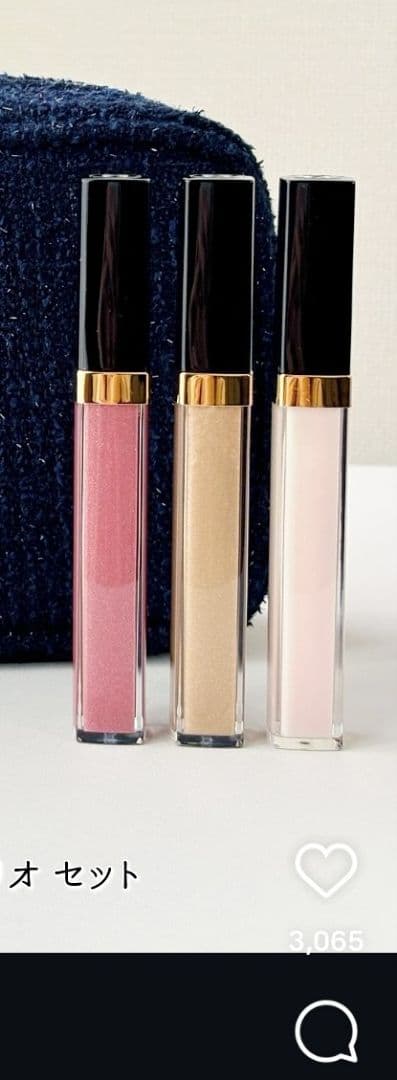 CHANEL ルージュ ココ グロス セットシャネルクリスマスコフレ3本2025