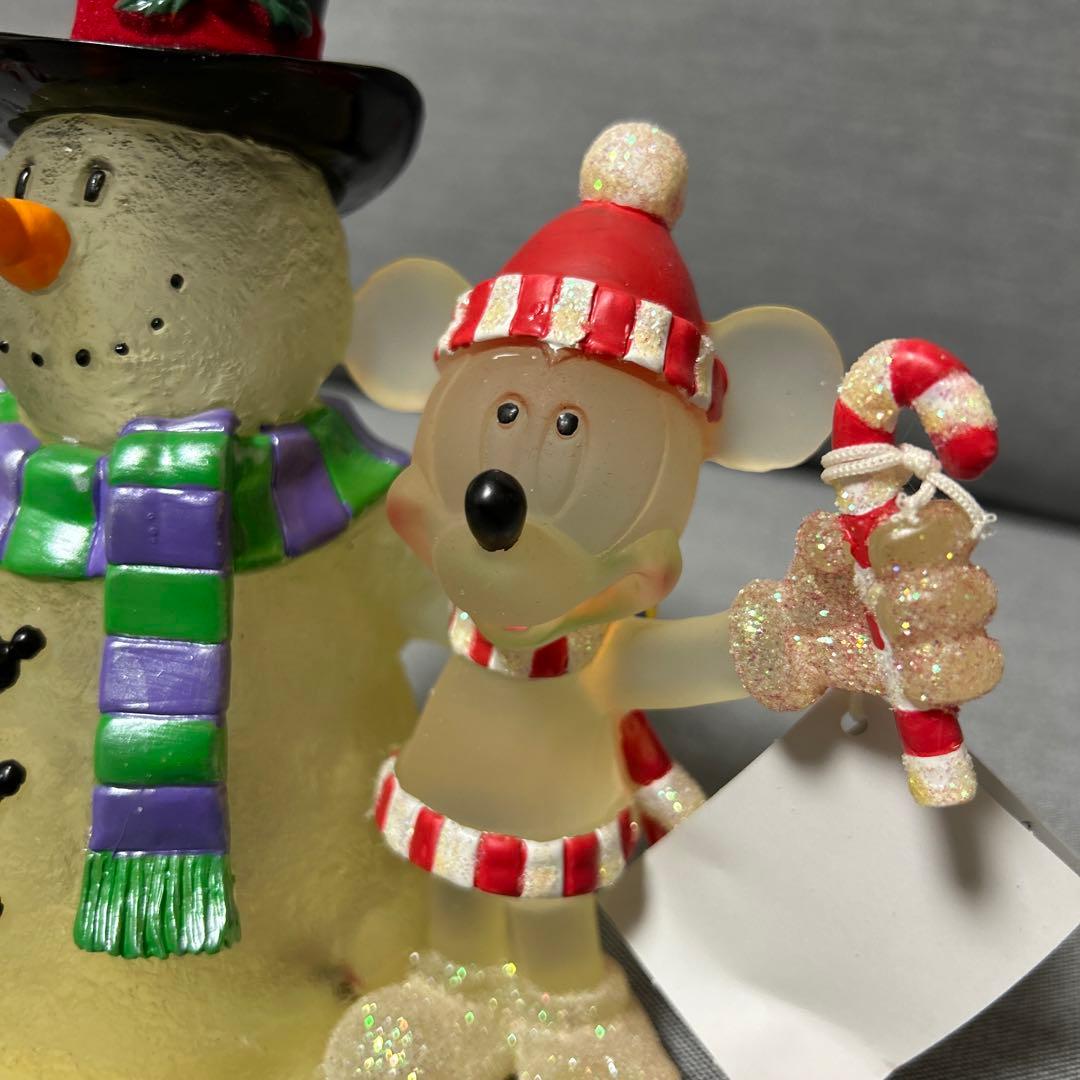 ミッキー クリスマス 置物