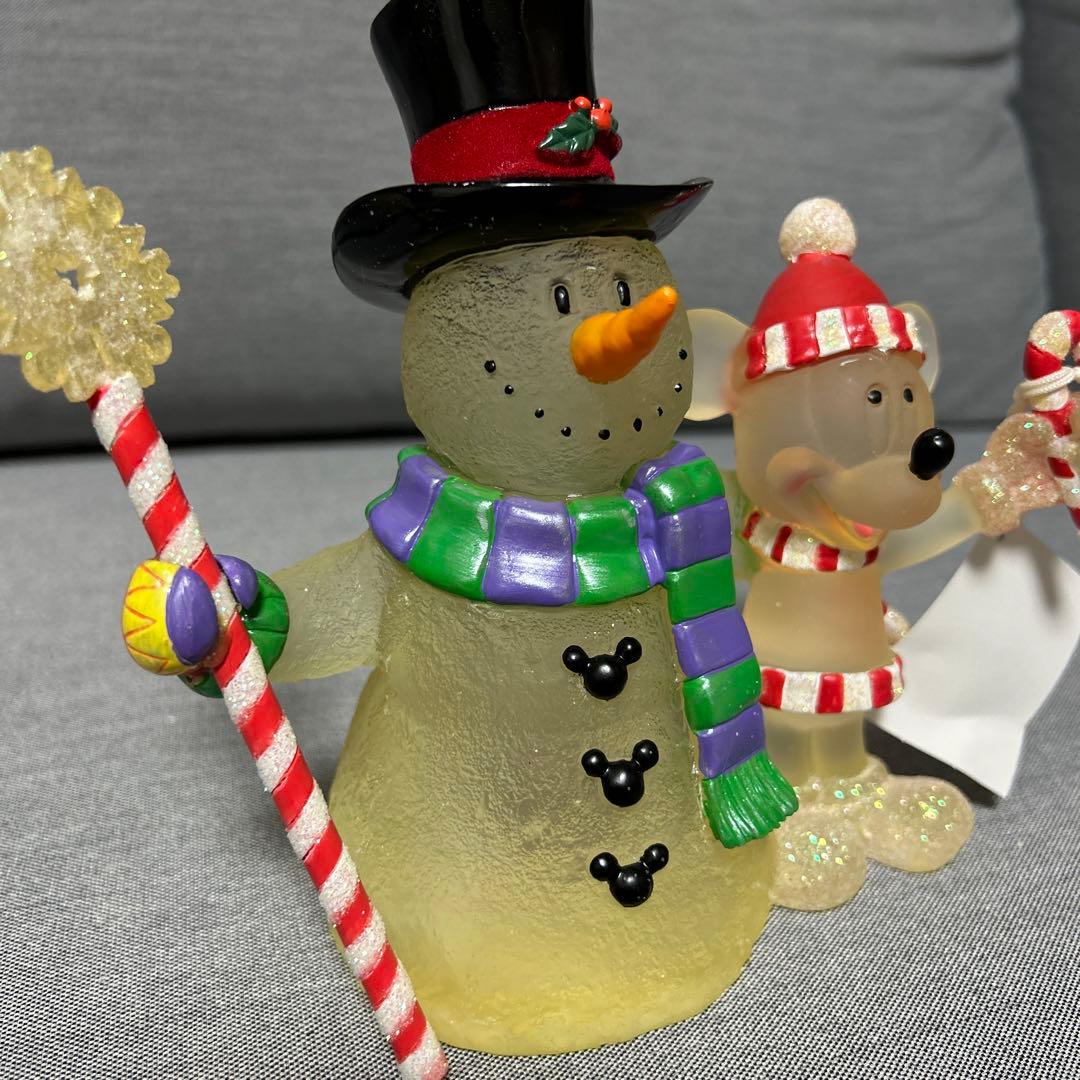 ミッキー クリスマス 置物