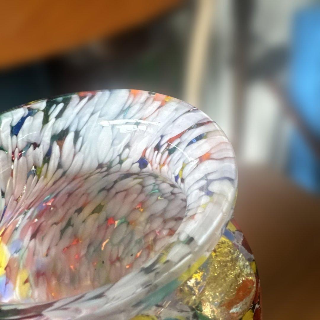 津軽びいどろ？　花瓶