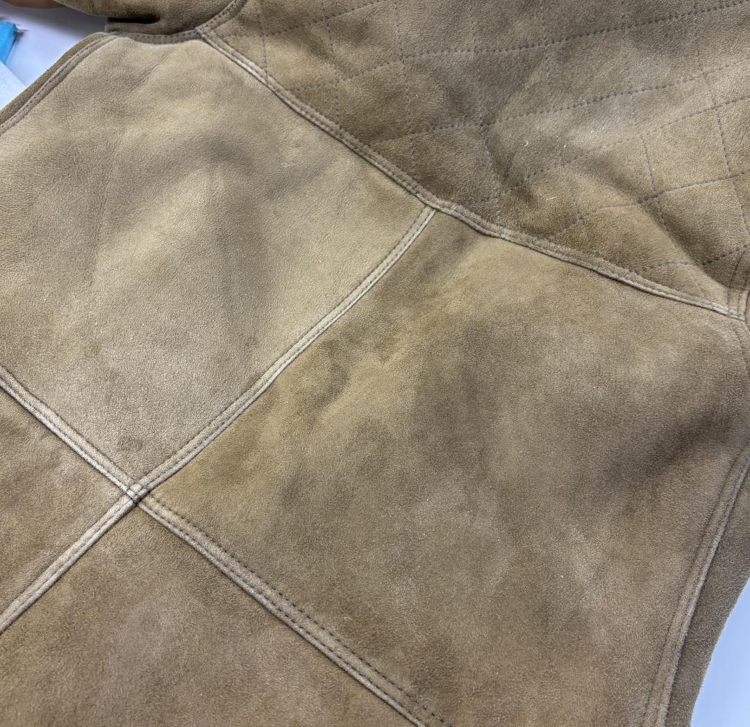 イタリア製 VINCI shearling 高級リアルムートンコート100%本革