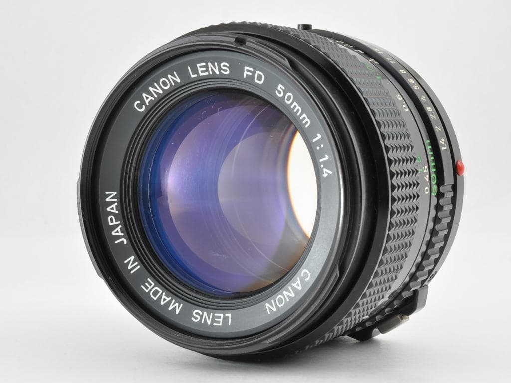 キヤノン AE-1 PROGRAM シルバー NFD 50mm f1.4《動認》